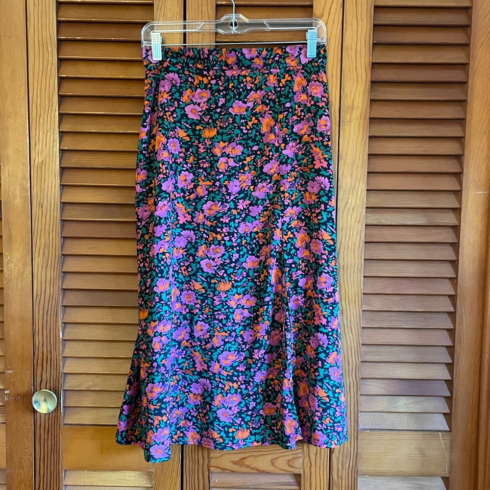 Floral Midi Skirt